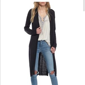 Free People Ribby Rib Cardigan